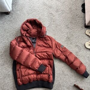 Prana pullover puffy coat with hood